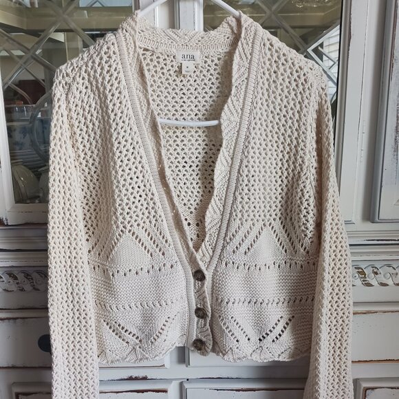 a.n.a Sweater Cardigan women size M NEW - Picture 2 of 2